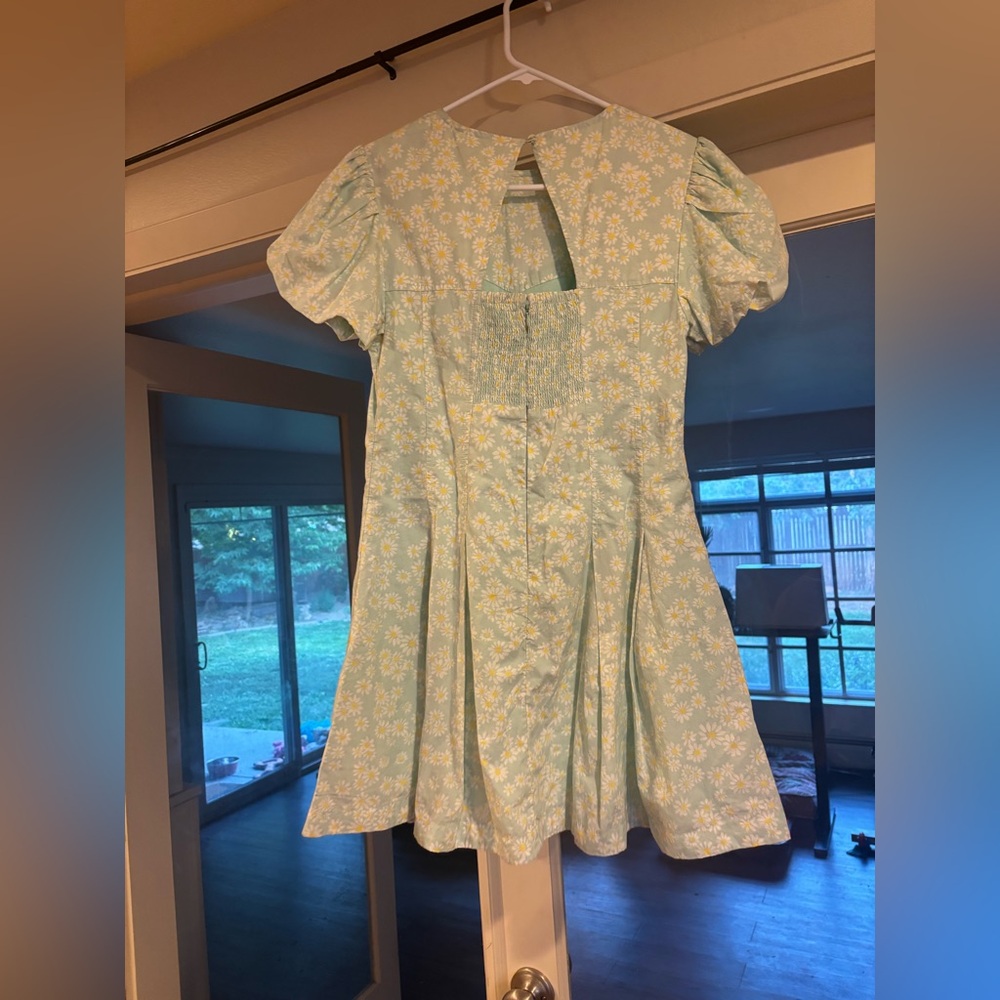 Anthropologie Maeve Mini Summer Dress Women's Size Small Cotton - Picture 3 of 6